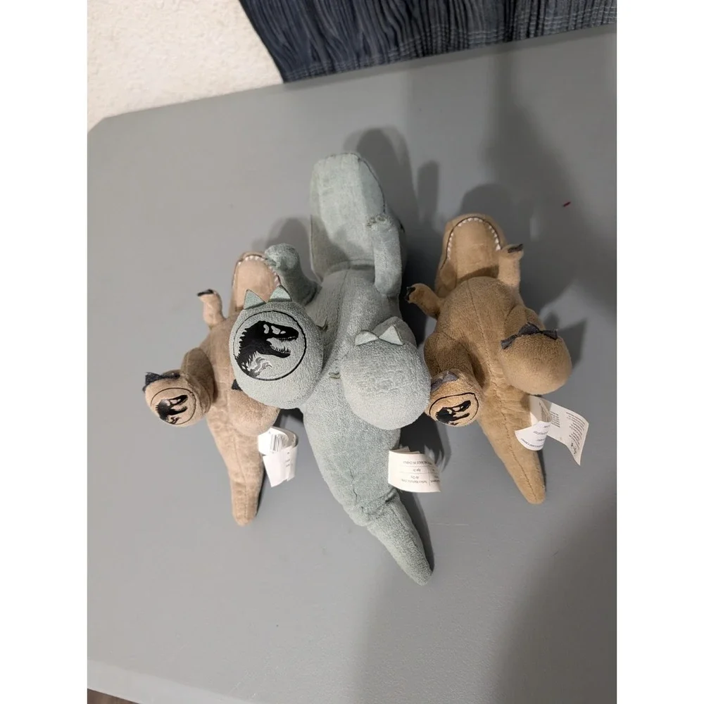 Jurassic‎ World Plush Dinosaur's,(3)
